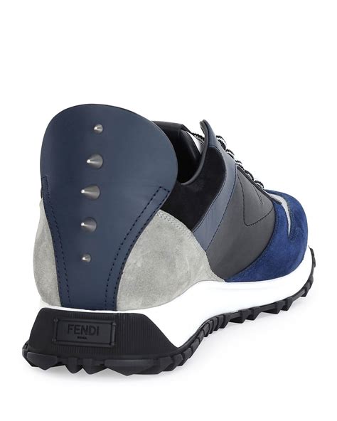 mens fendi sports sneakers|Fendi monster block sneakers men.